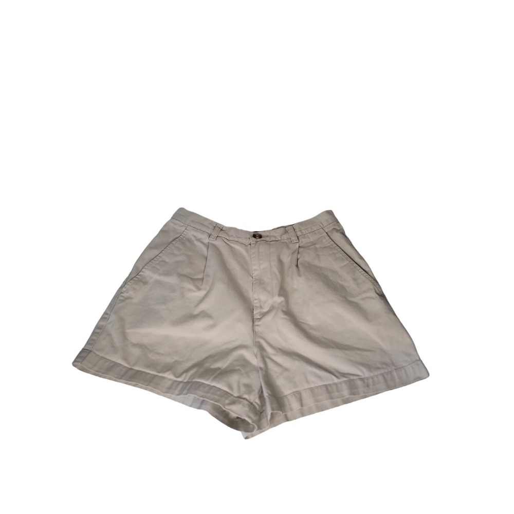 Banana Republic Shorts Womens Sz 8 Tan Khaki Summer Everyday Mid Rise‎ Chino